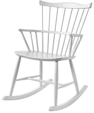 FDB Møbler J52G Gyngestol Hvid