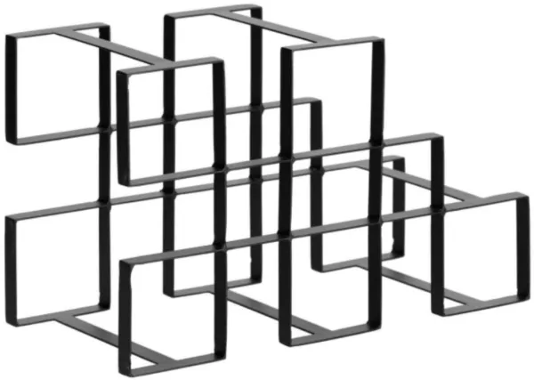 LAFORMA Edur vinreol - sort jern